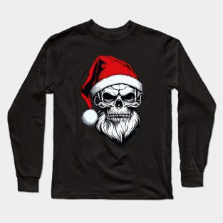 Christmas Skull Long Sleeve T-Shirt